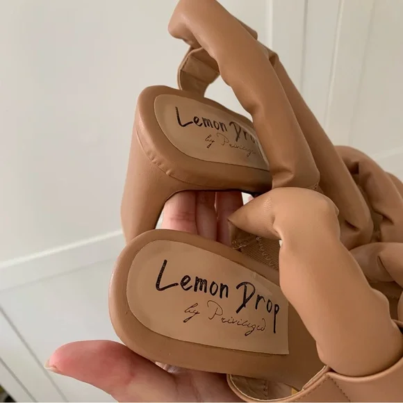 Lemon Drop by Priviledge Mauve Pink 4.5” Block Heel Square Toe Size 10 - Picture 5 of 9